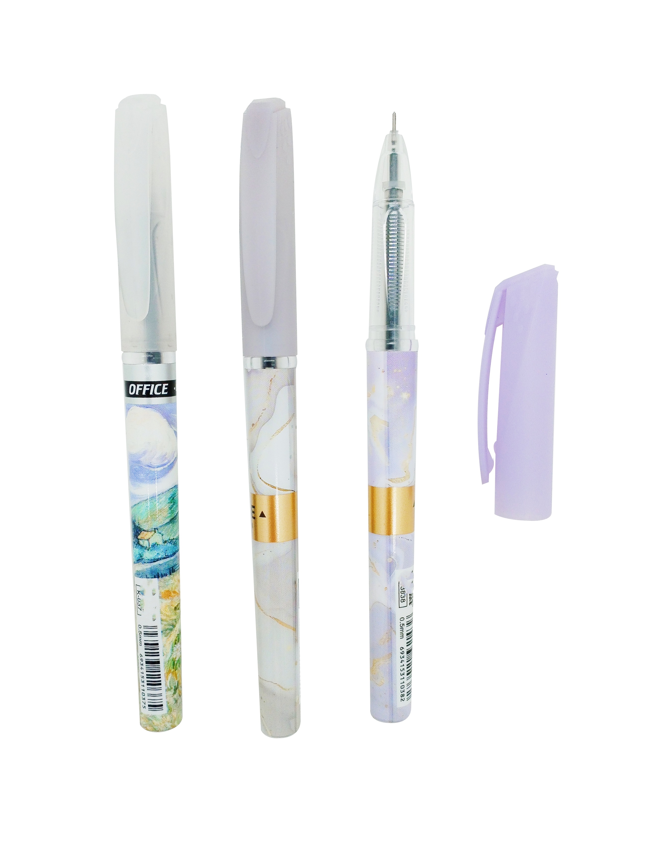 PASTEL PRINTED GEL PEN